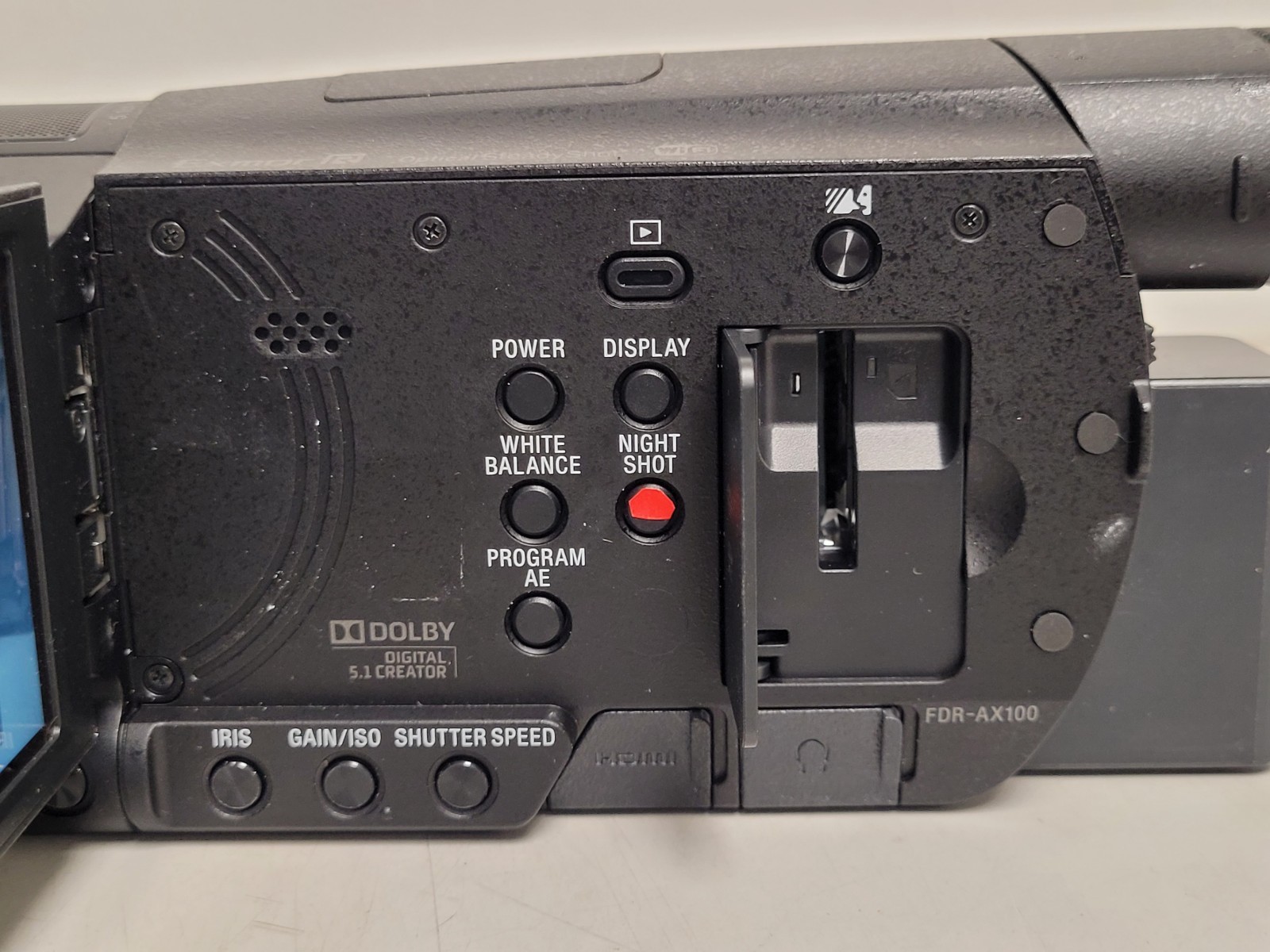 Sony Exmor R Charger SONY HANDYCAM FDR-AX100 4K 20MP Exmor R 18x Zoom used no charger w ...