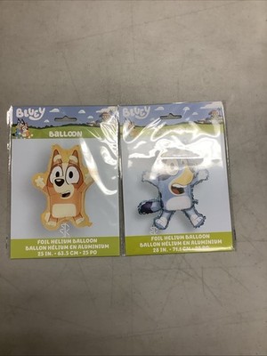 NEW Bluey Foil 25 Balloon - Fill with Helium or Air - Comes With Set