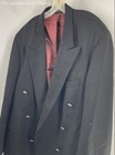 Marshall Field's Fiori Mens Black Wool Long Sleeve Double-Breasted Blazer Size L — photo 3