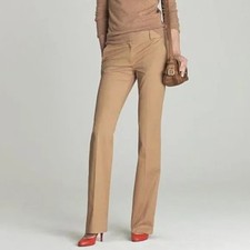 J.Crew Addison Chino Pant British Khaki Office Work Career Straight Leg Size 8
