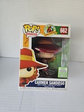 Carmen Sandiego Spring Convention Exclusive Diamond Glitter Funko Pop Vinyl #662