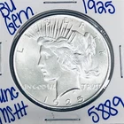 1925 BU UNCIRCULATED SILVER PEACE DOLLAR AUTHENTIC U.S. MINT FREE SHIPPING 5889