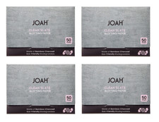  4 Pack Joah Clean Slate Blotting Paper 50 Sheets Each