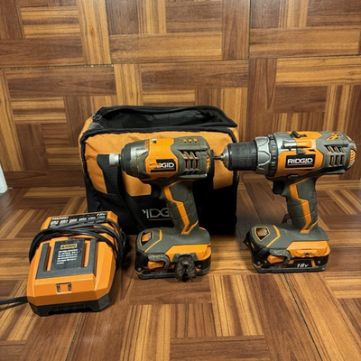 #ad #ad RIDGID R86034 And R86006 18 Volt 1 4 in. Cordless Bundle $79.99