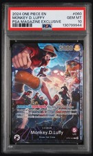 2024 One Piece Monkey D. Luffy OP05-060 PSA-Magazine-Exclusive PSA 10 #060 