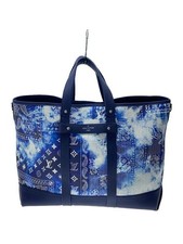 Borsa tote LOUIS VUITTON TROLLY trolley bandana monogramma blu M20553 usata