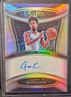 Panini 2020-21 Select Quinn Cook Lakers Signature Selections Prizm Auto SIS-QCO