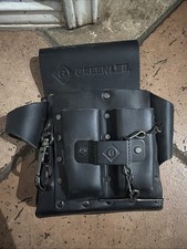Greenlee 10 pocket leather Electricians tool pouch