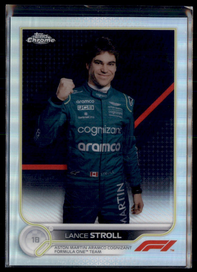 LANCE STROLL 2022 TOPPS F1 CHROME REFRACTOR #48