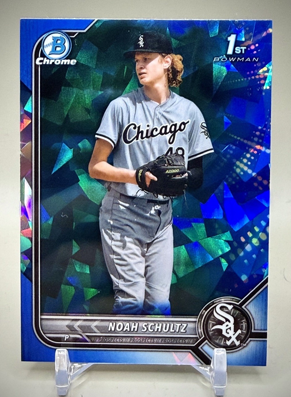 2022 Bowman Chrome 1st Sapphire Refractor Noah Schultz - BDC-56 - Called Up!