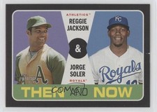 2020 Topps Heritage Then and Now Jorge Soler Reggie Jackson #TN-6 HOF 5km
