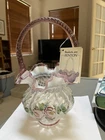 Fenton French Opalescent Spiral Optic Melon Basket