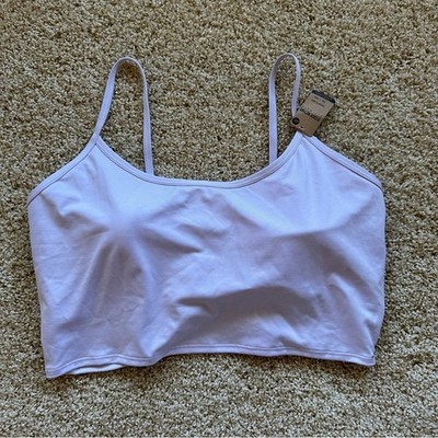 PINK Active Low Impact Sports Bra Women's XXL Lavender Adjustable Straps NWT