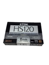 TDK 8mm HS120 Video Cassette