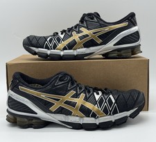 Asics Gel Kinsei 5 Black Gold Size 10.5 T3E4Y 9094