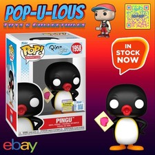 Funko Pop! Animation #1958 Pingu SDCC 2025 Exclusive  Vinyl Fig w/ Pop Protector