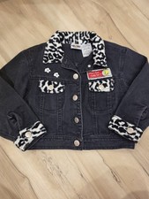 Vintage 1990s Warner Bros. Looney Tunes Black Denim Jacket / 5y