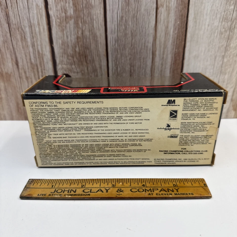 1992 Racing Champions #28 Davey Allison Havoline Ford 1:43 Diecast - Image 2 of 4