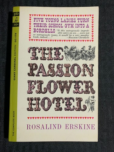 1963 THE PASSION FLOWER HOTEL by Rosalind Erskine FN 6.0 1st Cardinal Paperback