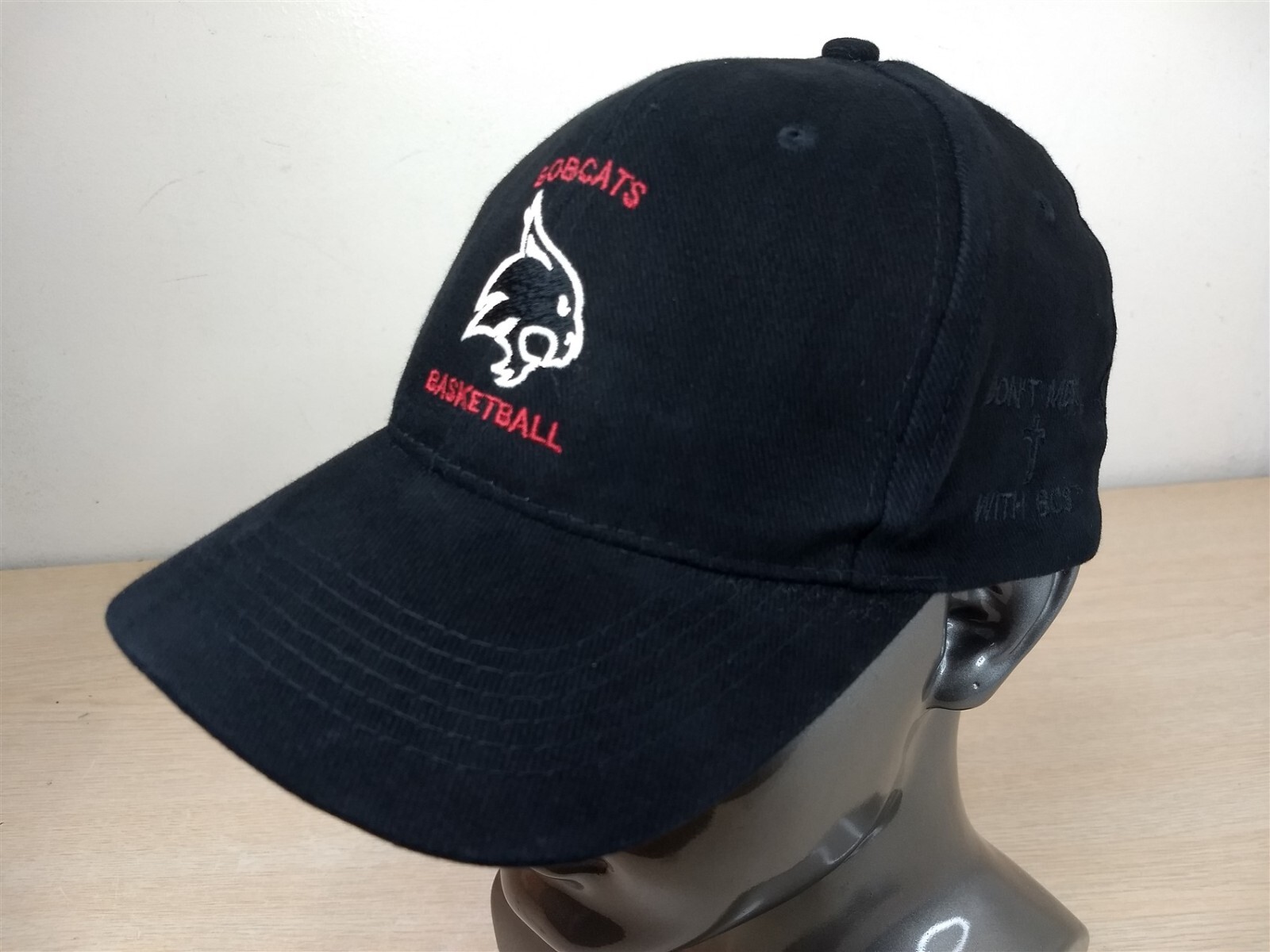 BOBCATS BASKETBALL ADJUSTABLE STRAPBACK BASEBALL … - image 3