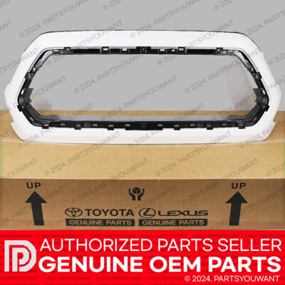 GENUINE Toyota 2018-2023 Tacoma TRD PRO Front Grille Insert White