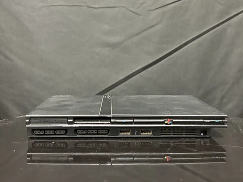 Playstation 2 Slim Black - Video Game Console and Cables NO CONTROLLER