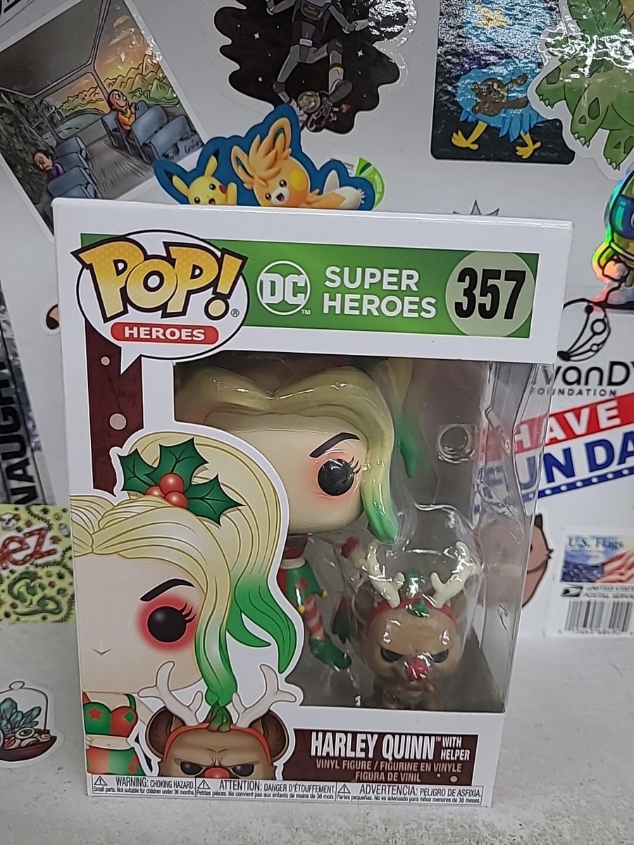 Funko Pop! DC Heroes Harley Quinn With Helper #357 Vinyl Figure | eBay