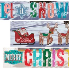 CHRISTMAS outdoor YARD SIGNS / YOUR CHOICE of 4 DESIGNS 