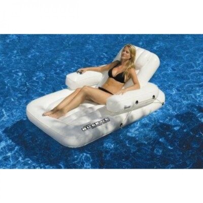 Swimline 90521 KickBack Adjustable Inflatable Swimming Pool Lounger