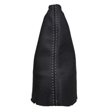 Grau Faden Echtleder Schaltmanschette Schaltsack Für TOYOTA YARIS (2008-2010)