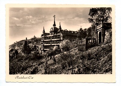 Postcard Radebeul East 1958 real photo Bilz sanatorium