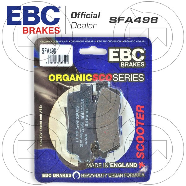 BremsbelÄGe Hinten EBC Organische Mesche Kawasaki J300 ABS 300 2014-2016-image