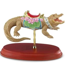 Lenox Carousel Alligator  LE New in Box with COA