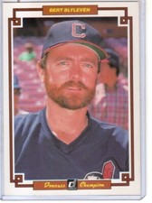 1984 Donruss - Champions #42 Bert Blyleven Cleveland Indians jumbo baseball card