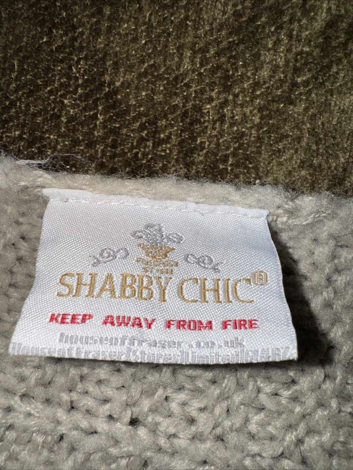 Shabby Chic Grey Throw/blanket, Used. House of Fraser. Large. eBay