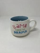 Coffee Mug Llama Need No Drama With Surprise Llama Inside! New In Box! 13.5 Oz