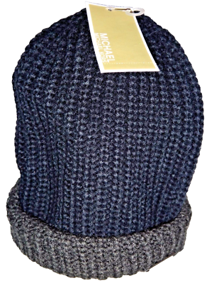 MICHAEL KORS Fall Winter Knit Hat Black Gray 33406 100  display picture 3