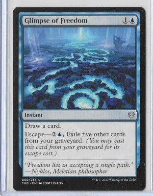 MTG Glimpse of Freedom Theros Beyond Death (THB) Uncommon Card #050/254  Unplayed | eBay