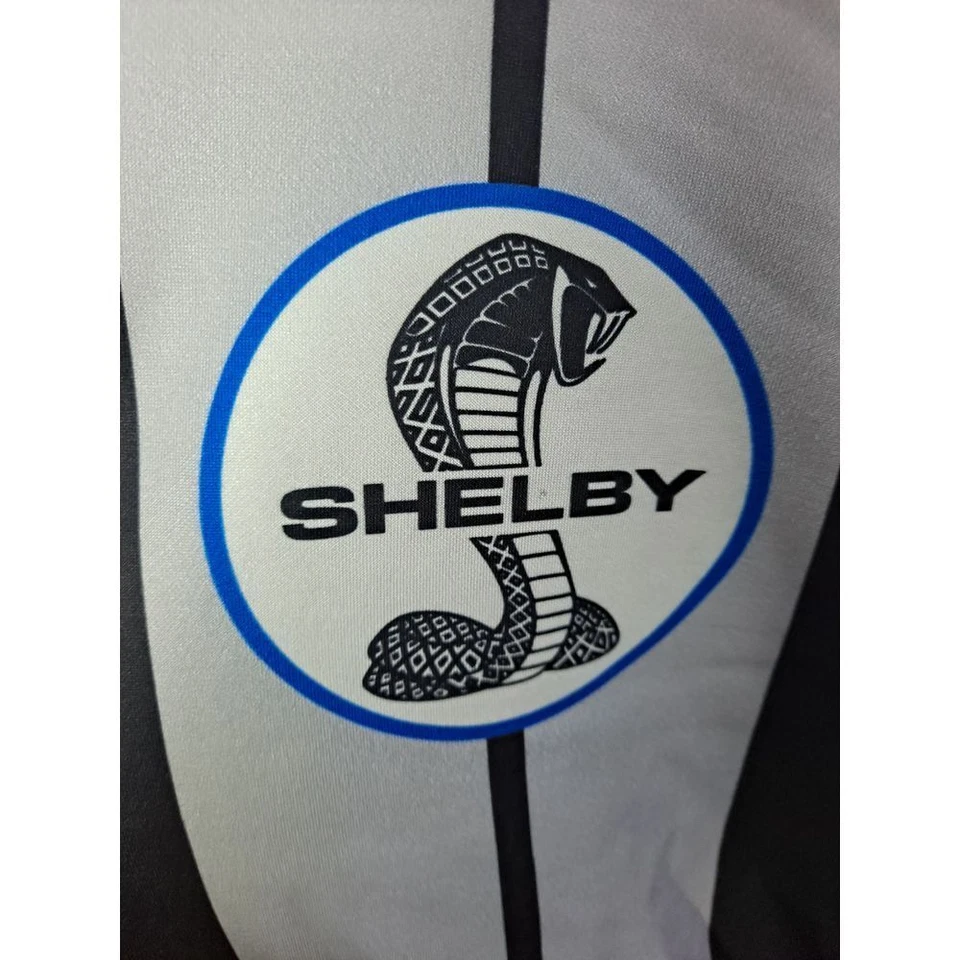 Chaqueta con Capucha Shelby Cobra Licencia Oficial Diseño Pista de Carreras Mediana Foto 4 de 4