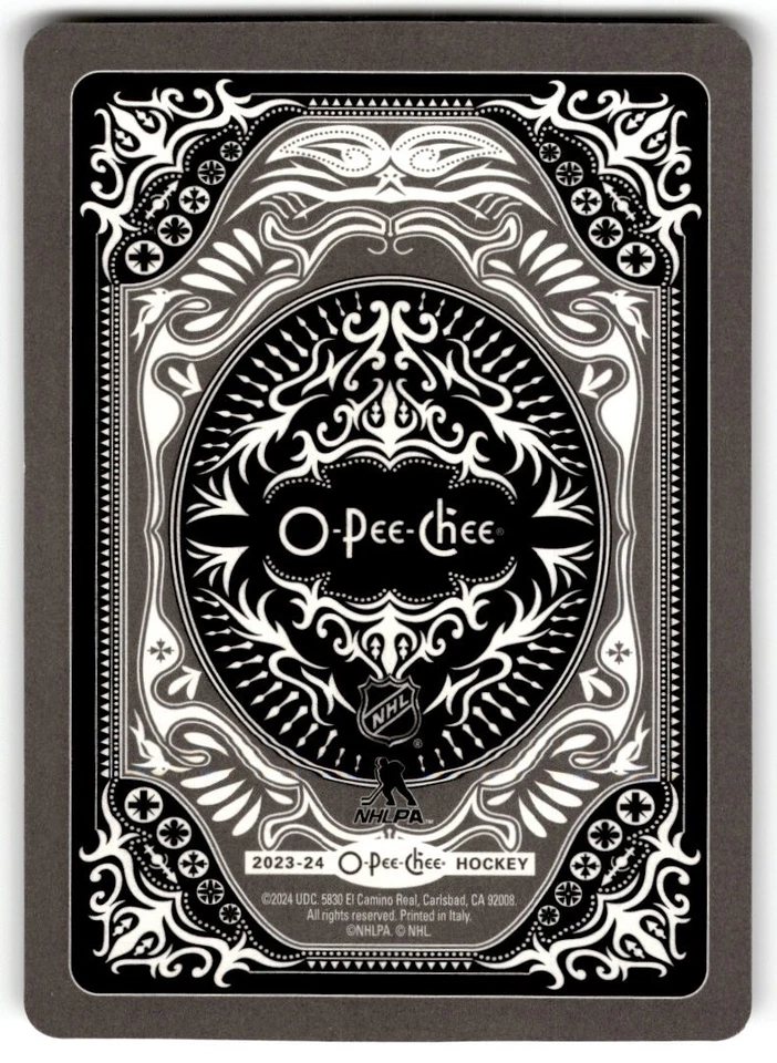 2023-24 O-Pee-Chee Playing Cards Ilya Sorokin #2D New York Islanders - Image 2 of 2