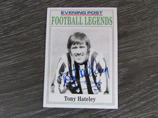 Tony Hateley Notts County Liverpool & Coventry Football Player Hand Signed Card
