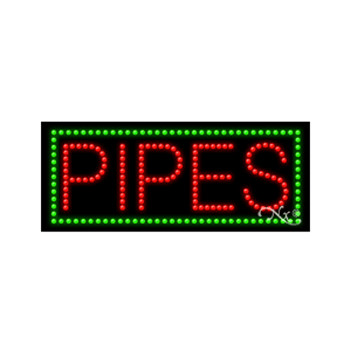 NEW "PIPES" BORDER 27x11 SOLID & ANIMATED LED SIGN w/CUSTOM OPTIONS 20607 - Picture 1 of 3
