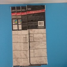 4 NIP Gray Subway Tile Foil Backsplash Wall Stickers by Cooking Concepts