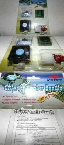 Chipset Cooler bundle Vantec fan 40x40x16 mm 27.5x27.5 mm 37.5x37.5 mm VGA south