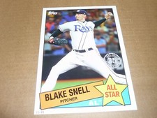 2020 Topps 1985 ALL STAR OVERSIZED JUMBO 5 X 7 01/49 BLAKE SNELL RAYS