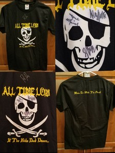 Autographed Signed ALL TIME LOW Pop Punk Band T-Shirt Hopeless Records (S) Mint | eBay