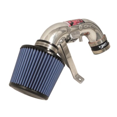 Injen 06-11 Honda Civic Hybrid 1.3L 4 cyl Polished Dyno-Tuned Air Intake w/ Web