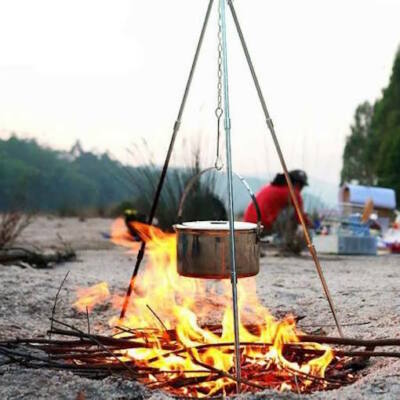 Lagerfeuer Stativ Deluxe Kompakt Packmaß Einfache Montage Verstellbar Easy Camp