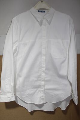 Day Like women's shirt blouse 97% cotton size 44 shirt blouse white women's clothing