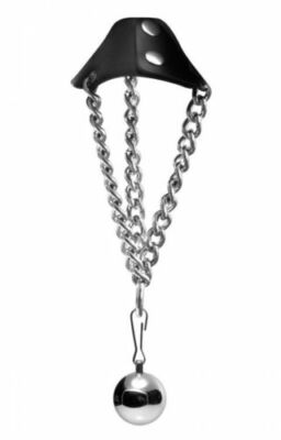 Parachute Ball Stretcher Weight CBT Male Bondage Ball stretching